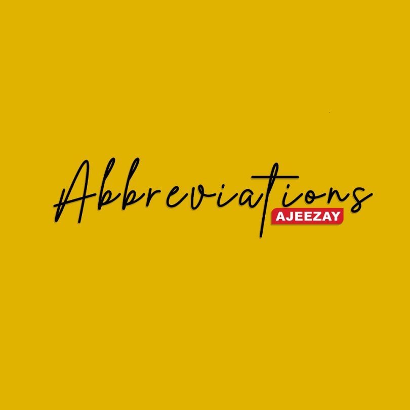 Ajeezay - Abbreviations